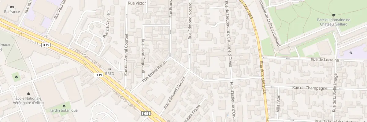 Plan du 22 Rue Eugène Sue à Maisons-Alfort