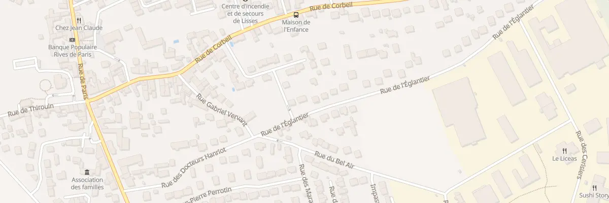Plan du 3 Rue de l’Eglantier à Lisses