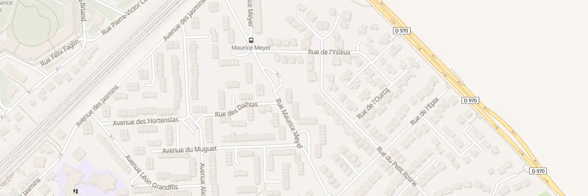 Plan du 18 Rue Maurice Meyer à Gonesse