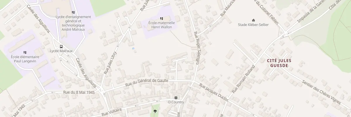 Plan du 63 Rue du Général de Gaulle à Montataire