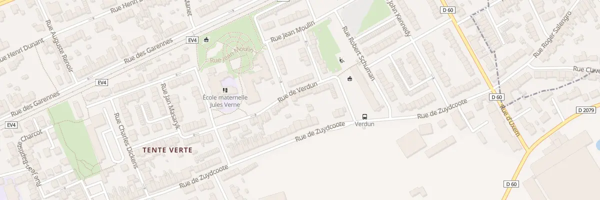 Plan du 126 Rue de Verdun à Dunkerque