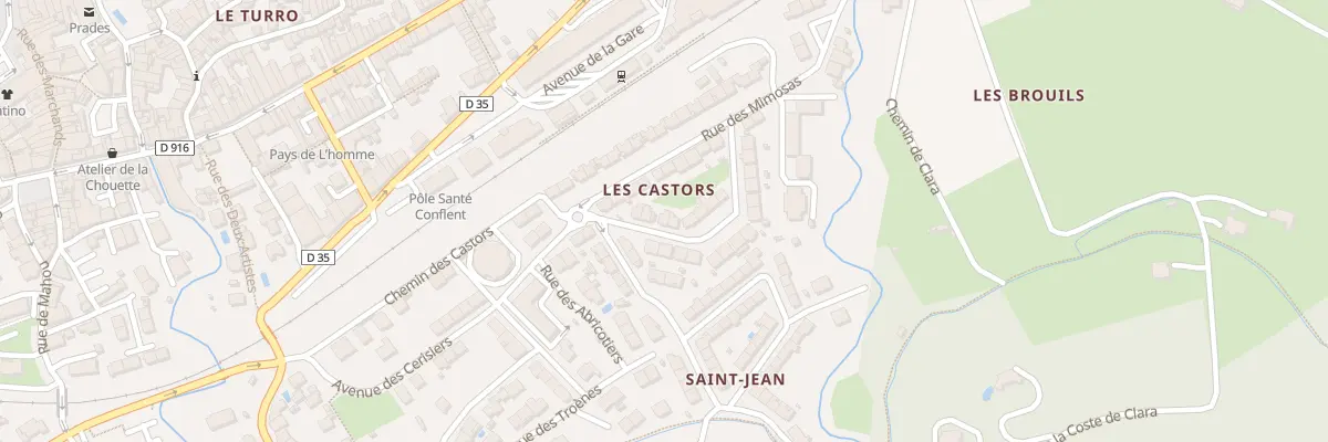 Plan du 5 Rue des Castors à Prades