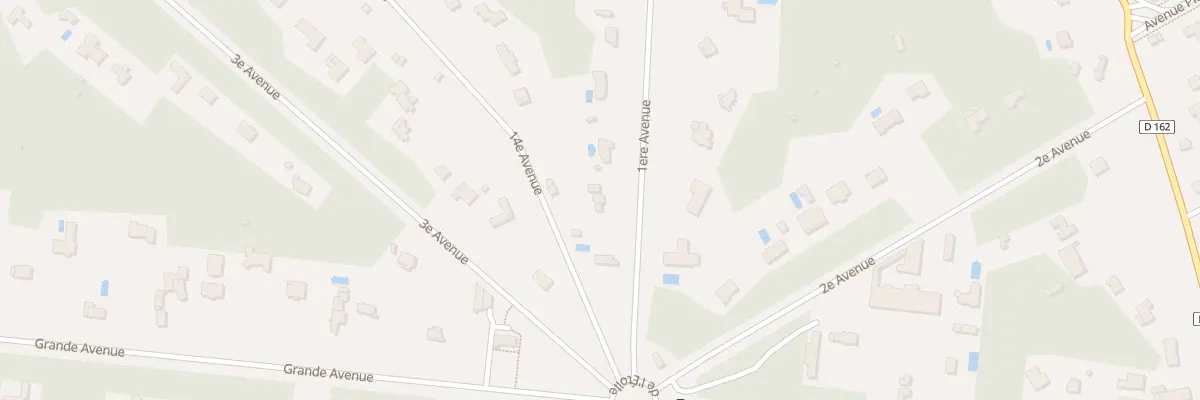 Plan du 47 Av 1ere Avenue à Lamorlaye