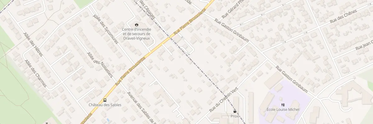 Plan du 318 Rue Pierre Brossolette à Draveil