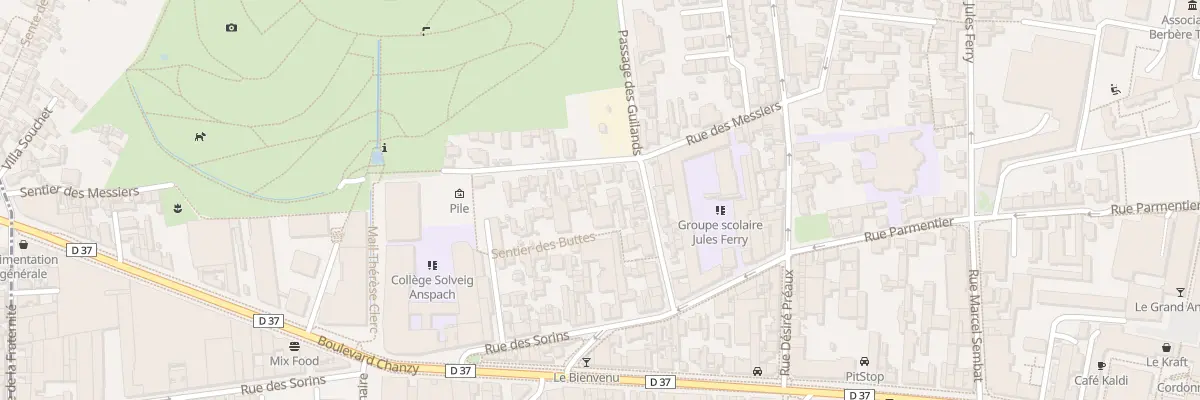 Plan du 27 Rue des Messiers à Montreuil