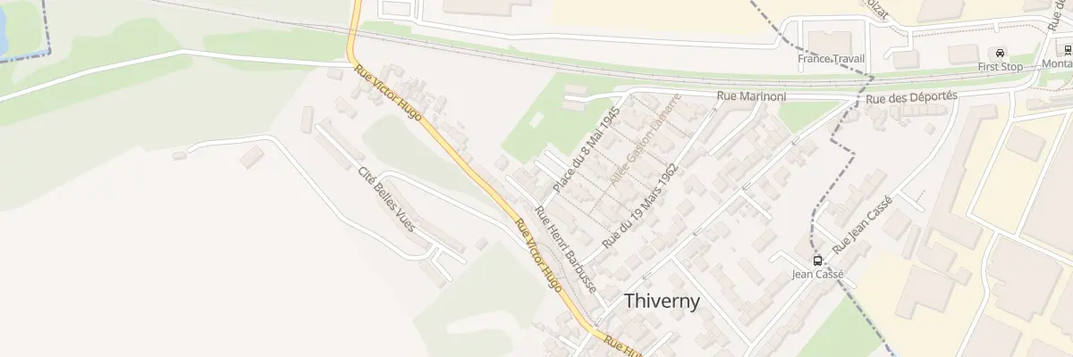 Plan du 14 Rue Henri Barbusse à Thiverny