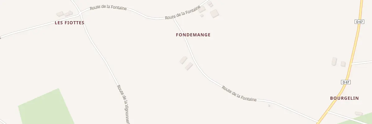 Plan du 387 Rte de la Fontaine à Vesdun