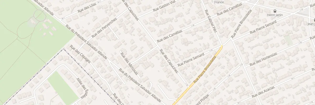 Plan du 1 Rue des Mimosas à Vigneux-sur-Seine