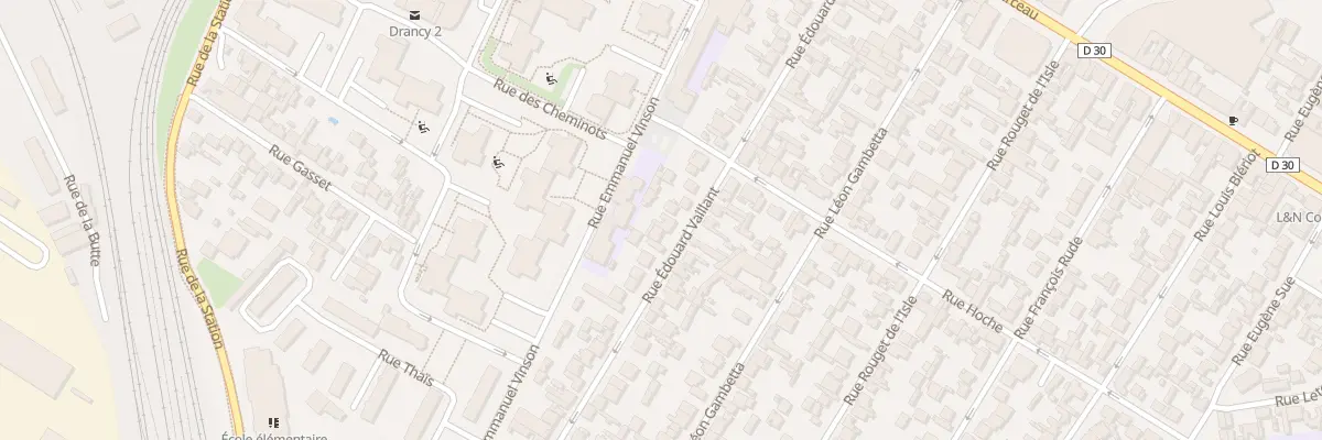 Plan du 52 Rue Edouard Vaillant à Drancy