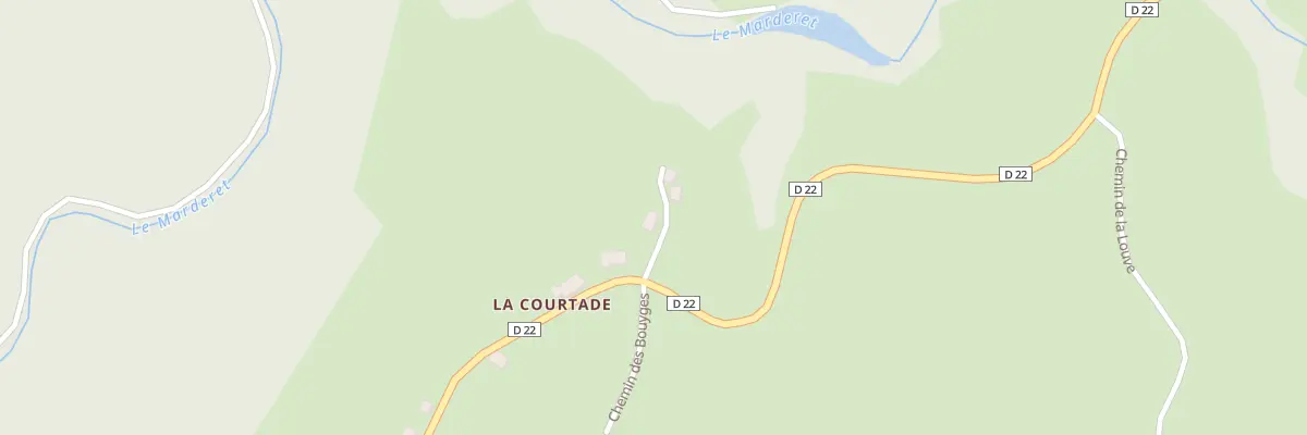 Plan du 5136 La Courtade à Sauvat