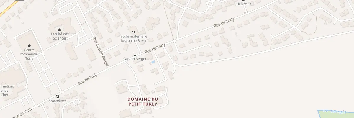 Plan du 4 All Lucien Levy-Bruhl à Bourges