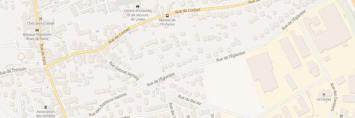 Plan du 5 Rue de l’Eglantier à Lisses