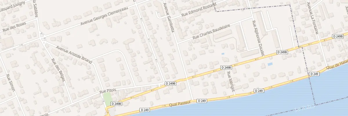 Plan du 1B Av Gambetta à Ablon-sur-Seine
