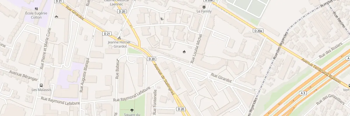 Plan du 79 Rue Girardot à Bagnolet