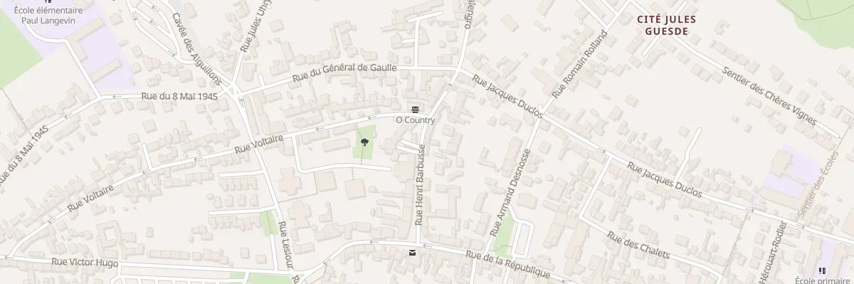 Plan du 12 Rue Henri Barbusse à Montataire