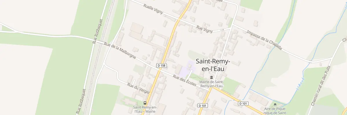 Plan du 23 Rue de l’Église à Saint-Remy-en-l’Eau