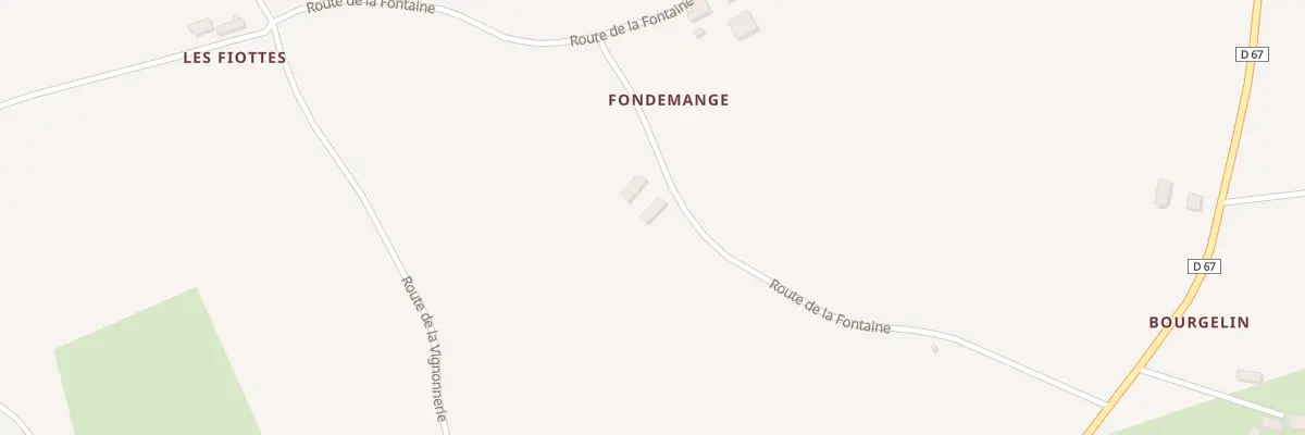 Plan du 375 Rte de la Fontaine à Vesdun