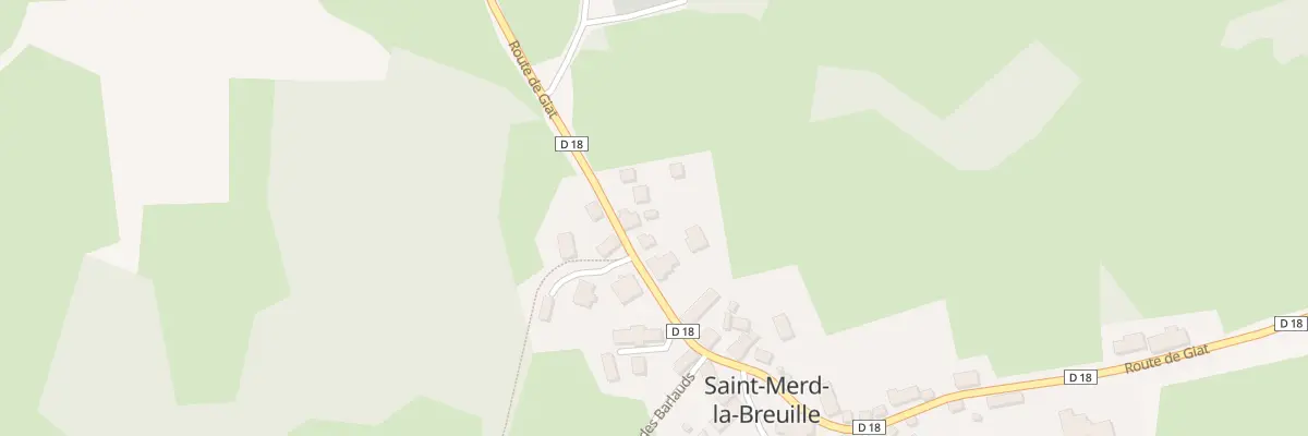 Plan du 9 Rte de Giat à Saint-Merd-la-Breuille