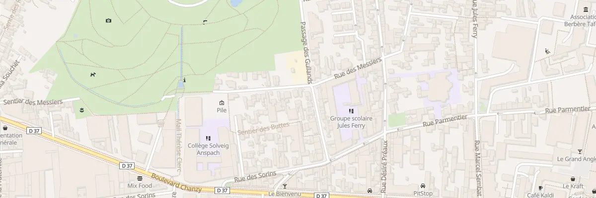 Plan du 25 Rue des Messiers à Montreuil