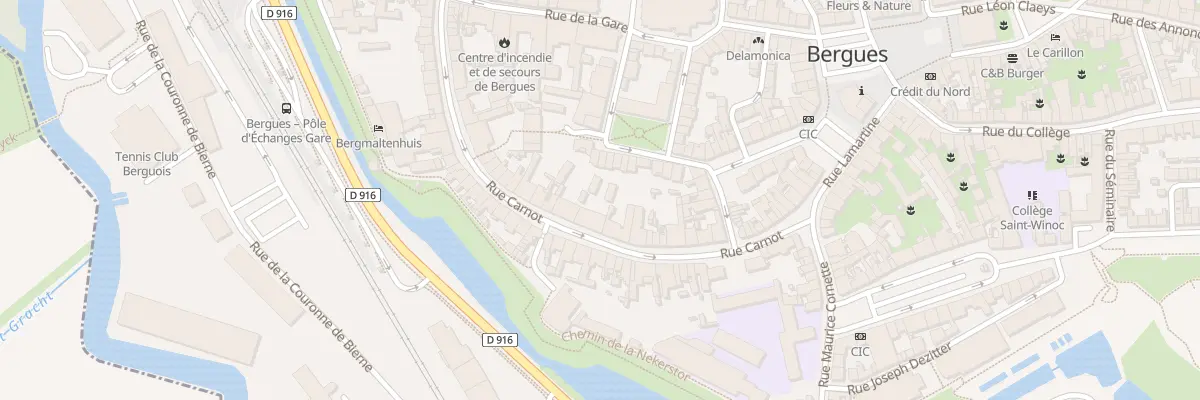 Plan du 42 Rue Carnot à Bergues