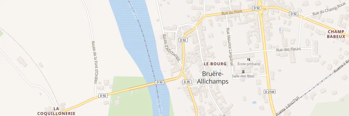 Plan du 11 Rte d’Allichamps à Bruère-Allichamps