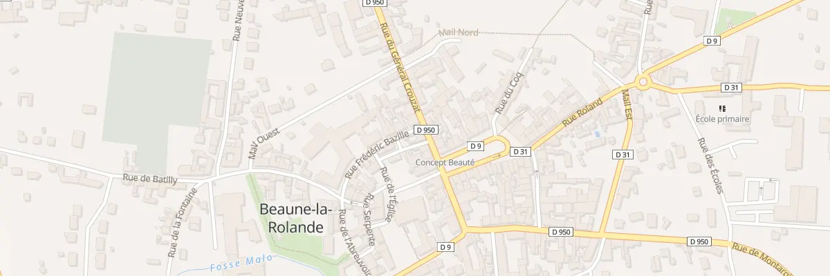Plan du 19 Rue du Général Crouzat à Beaune-la-Rolande