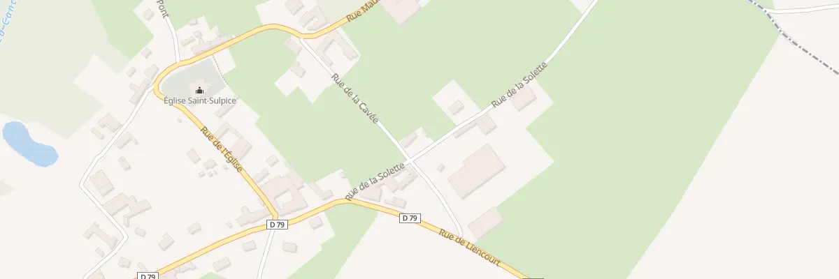 Plan du 83 Rue de la Solette à Berlencourt-le-Cauroy