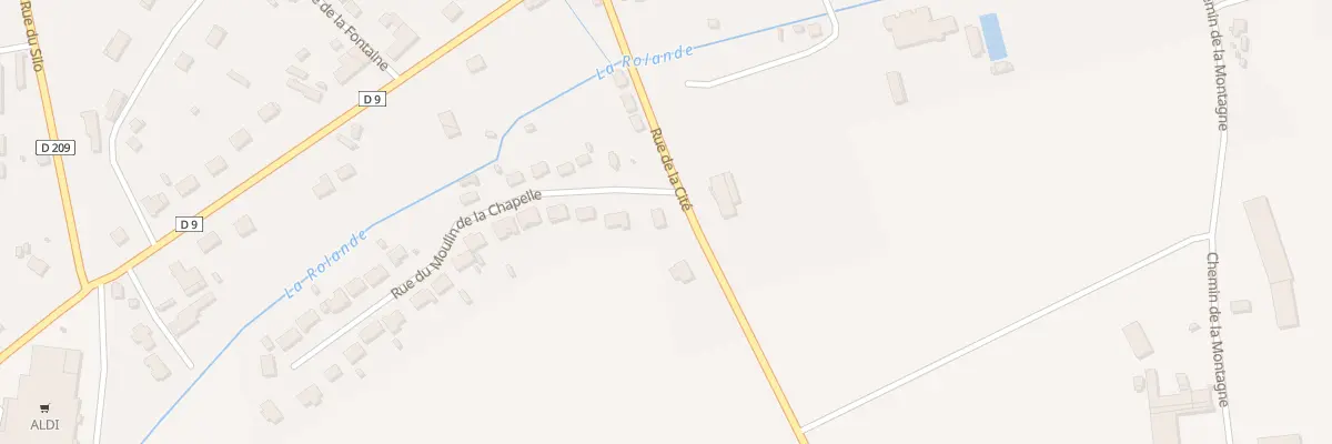 Plan du 1 Rue du Moulin de la Chapelle à Beaune-la-Rolande