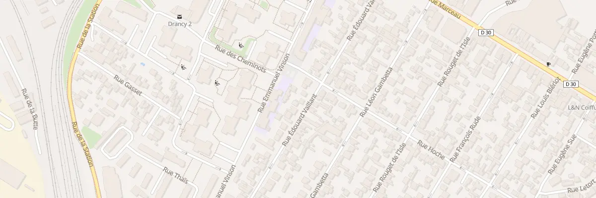 Plan du 48 Rue Edouard Vaillant à Drancy