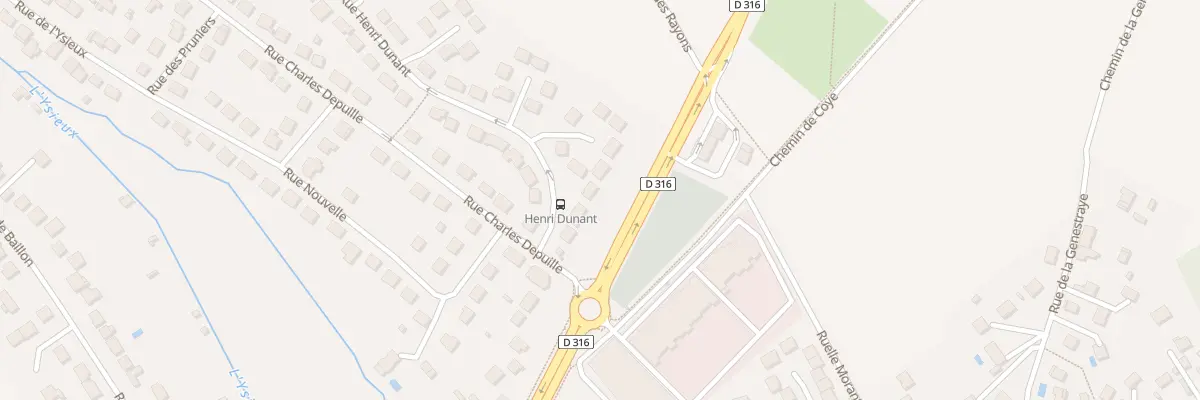Plan du 6 Rue Henri Dunant à Chaumontel