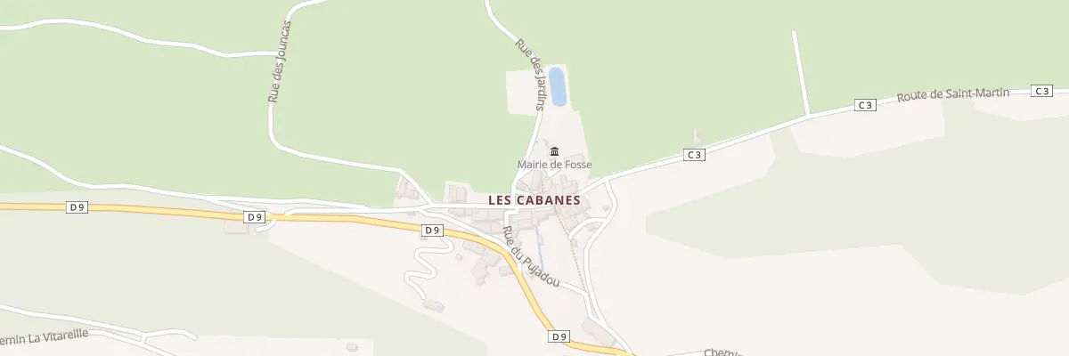 Plan du 18 Las Cabanes à Fosse
