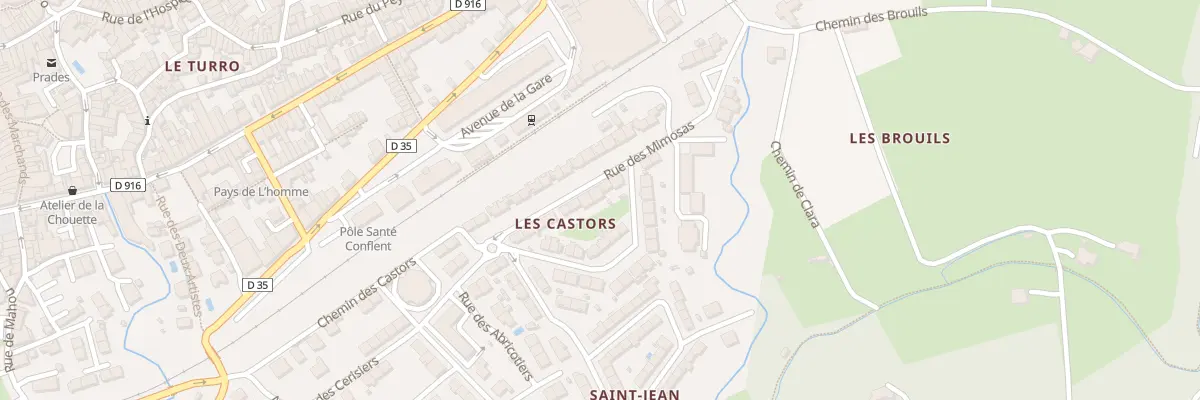 Plan du 16 Rue des Mimosas à Prades
