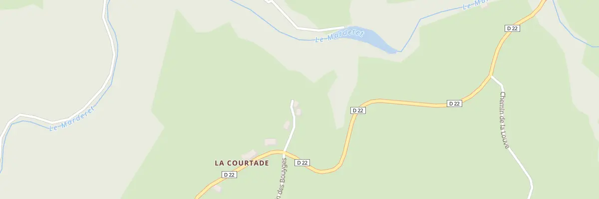 Plan du 2 Imp de La Courtade à Sauvat
