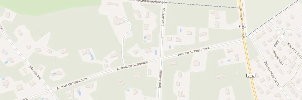 Plan du 71 Av 1ere Avenue à Lamorlaye