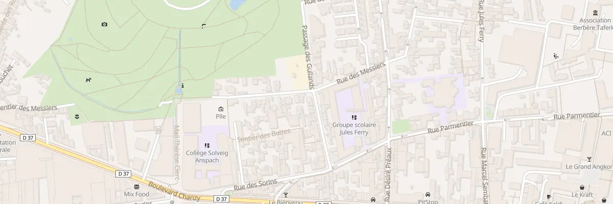 Plan du 21B Rue des Messiers à Montreuil