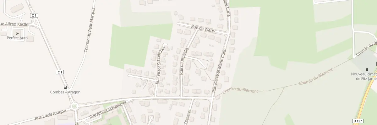 Plan du 8 Rue de Picardie à Fitz-James