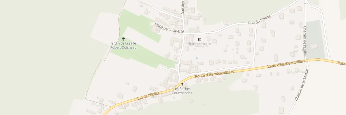 Plan du 6 Rue des Roches à Buthiers