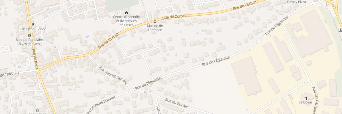 Plan du 9 Rue de l’Eglantier à Lisses