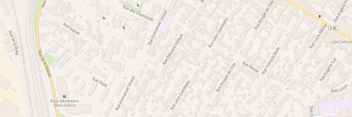 Plan du 53 Rue Edouard Vaillant à Drancy