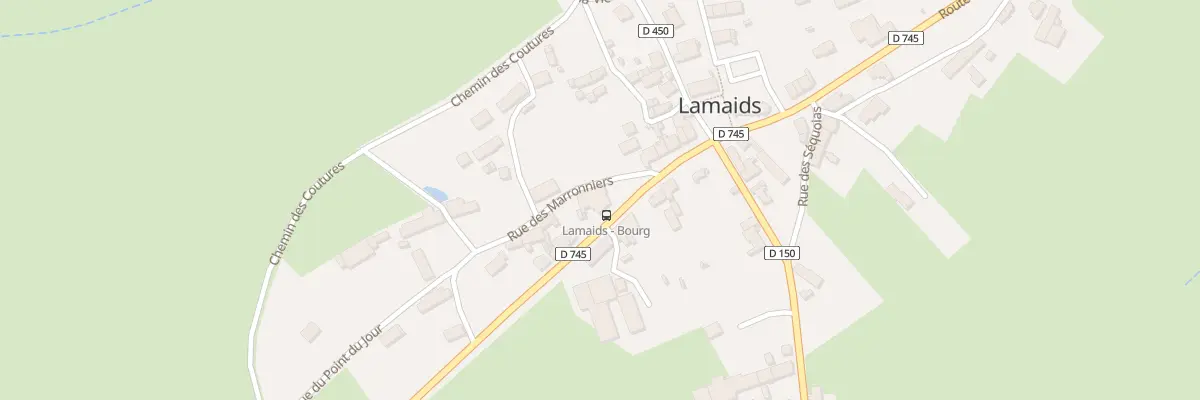 Plan du 12 Rte de Guéret à Lamaids