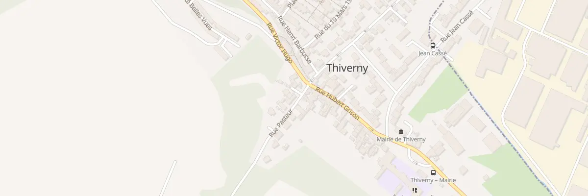 Plan du 8 Rue Pasteur à Thiverny