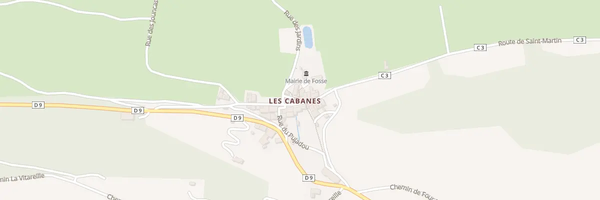 Plan du 22 Las Cabanes à Fosse