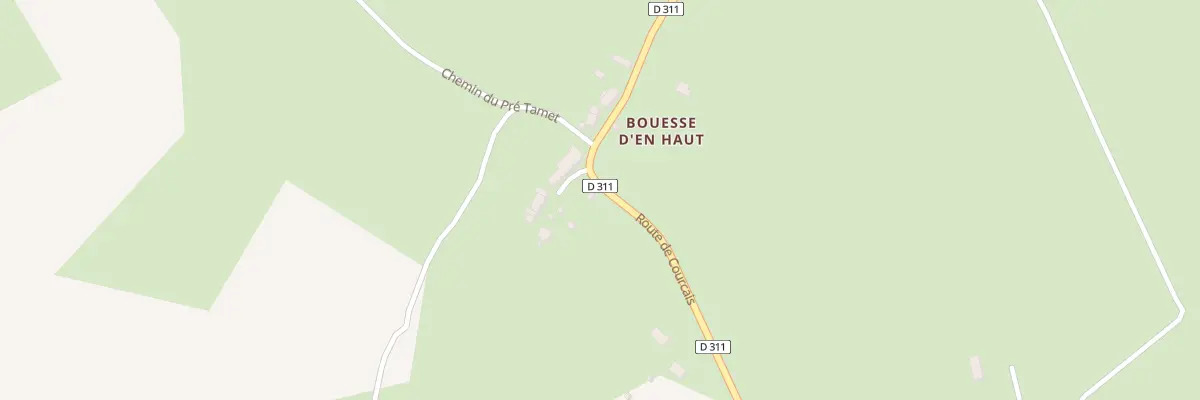 Plan du 9 Rte de Courcais à Chambérat
