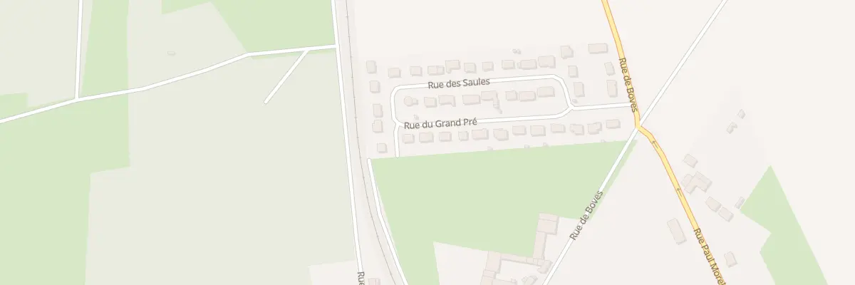 Plan du 13 Rue du Grand Pré à Thézy-Glimont