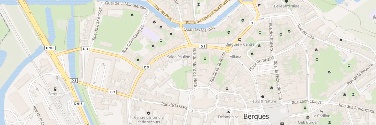 Plan du 3 Rue du Mont de Piete à Bergues