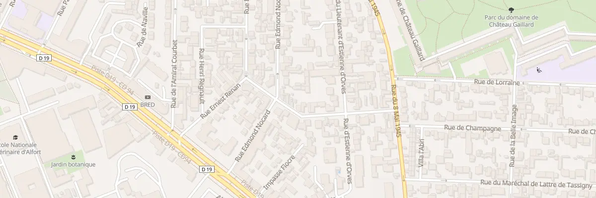 Plan du 18B Rue Eugène Sue à Maisons-Alfort
