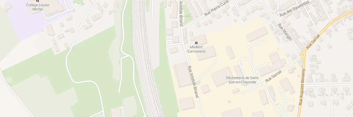 Plan du 22 Rue Aristide Briand à Saint-Just-en-Chaussée
