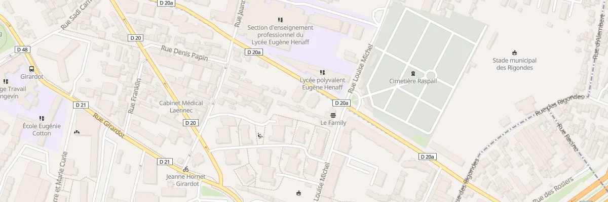 Plan du 54 Av Raspail à Bagnolet