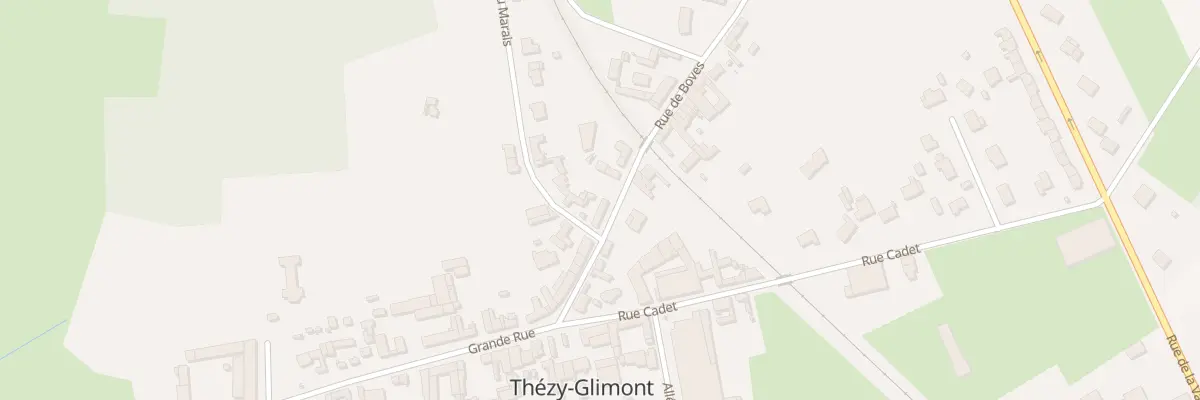 Plan du 2 Rue du Marais à Thézy-Glimont