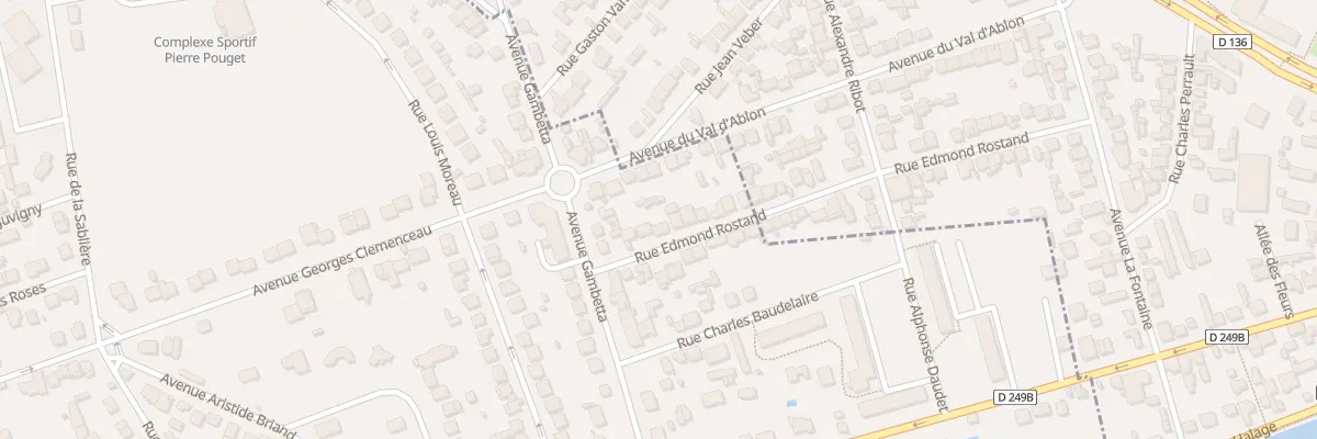 Plan du 7 Rue Edmond Rostand à Ablon-sur-Seine